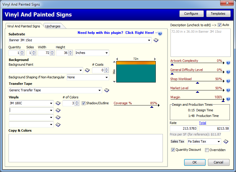 Vinyl And Painted Signs Plugin